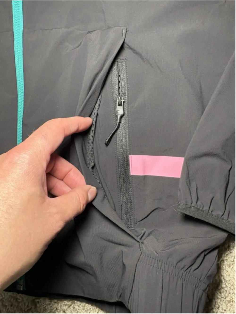 Adidas Liverpool FC Anthem Track Jacket JZ0138 Men's S Black Teal Pink White NWT